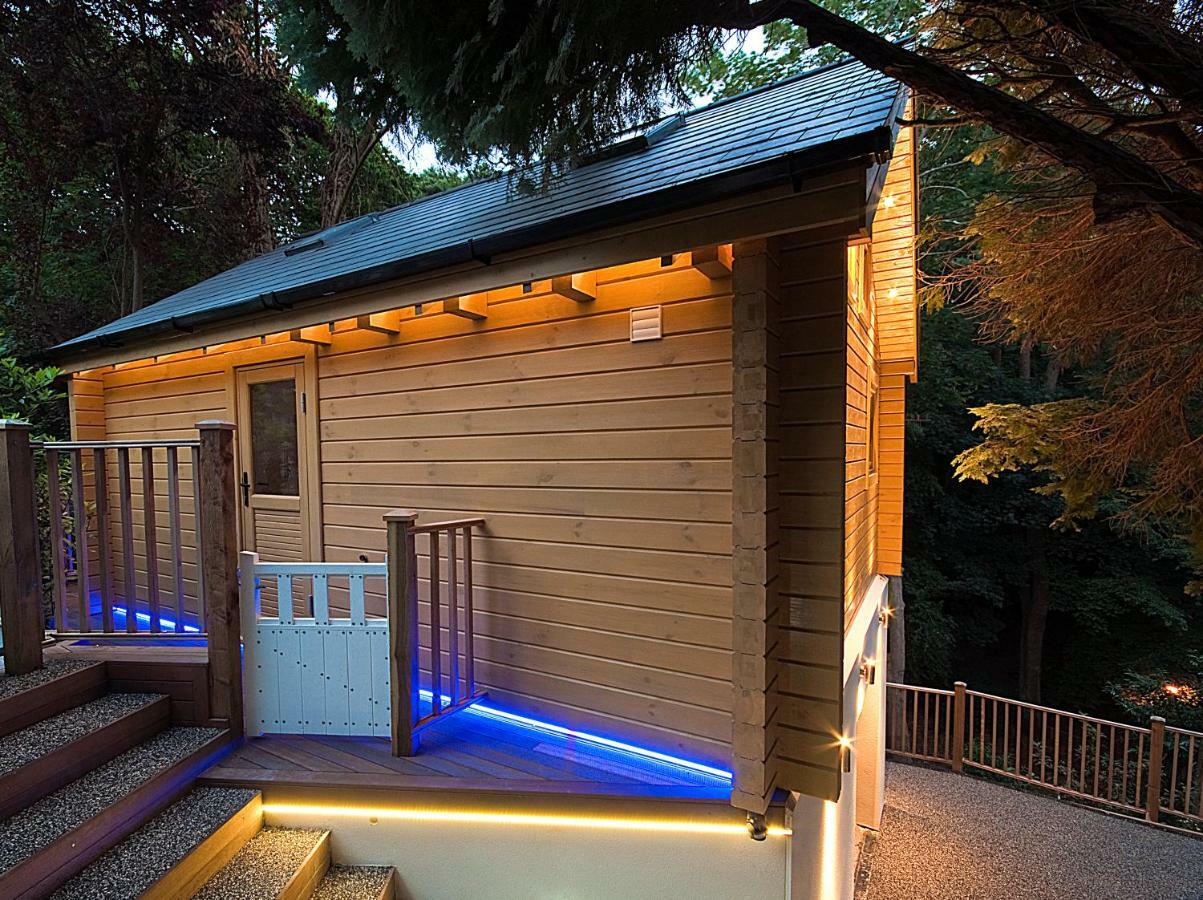 Alum Chine Log Cabin Bournemouth Exterior foto