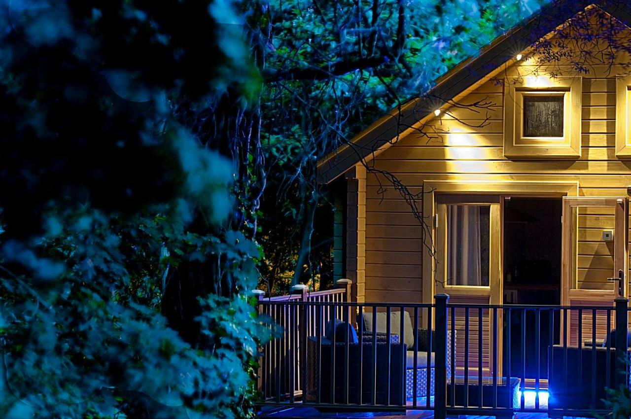 Alum Chine Log Cabin Bournemouth Exterior foto